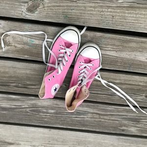 Pink Converse High Tops